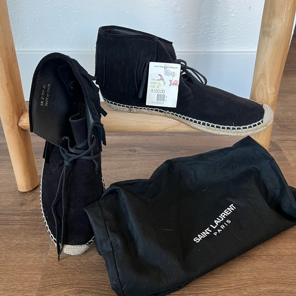 Saint Laurent Other - Saint Laurent Black Suede Chukka Boots. NWT